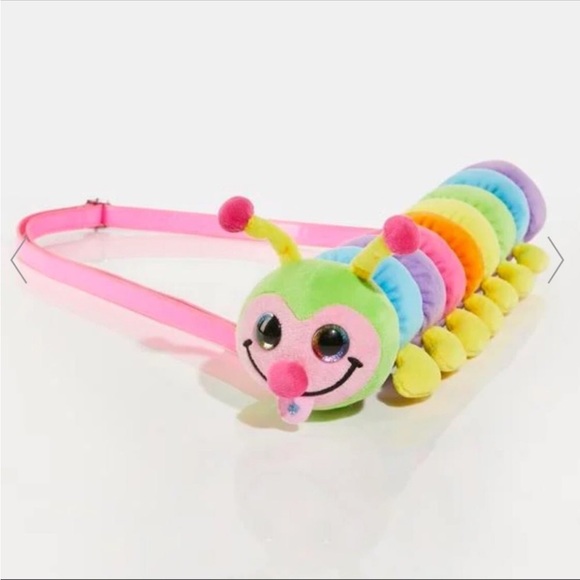 Brand new, plush caterpillar bag - Picture 2 of 5